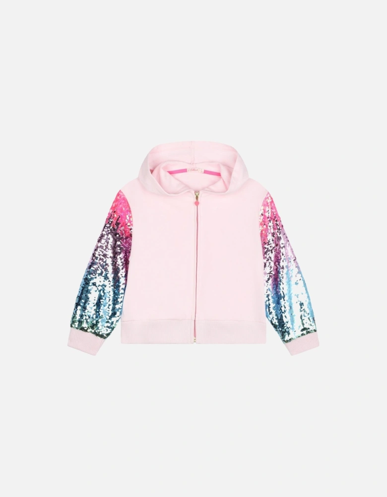 Pink Sequin 3 Piece Tracksuit