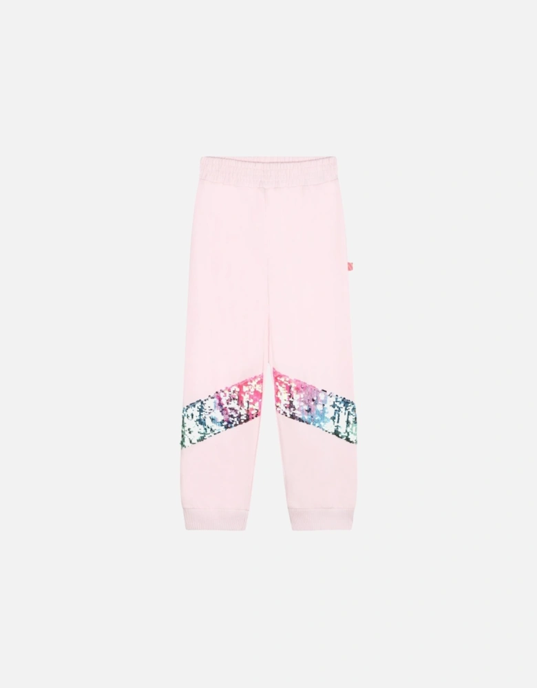 Pink Sequin 3 Piece Tracksuit