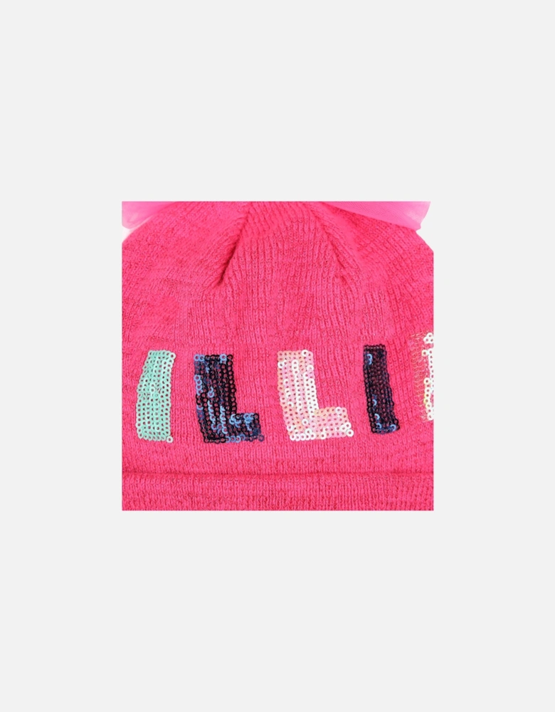 Pink Hat and Snood Set