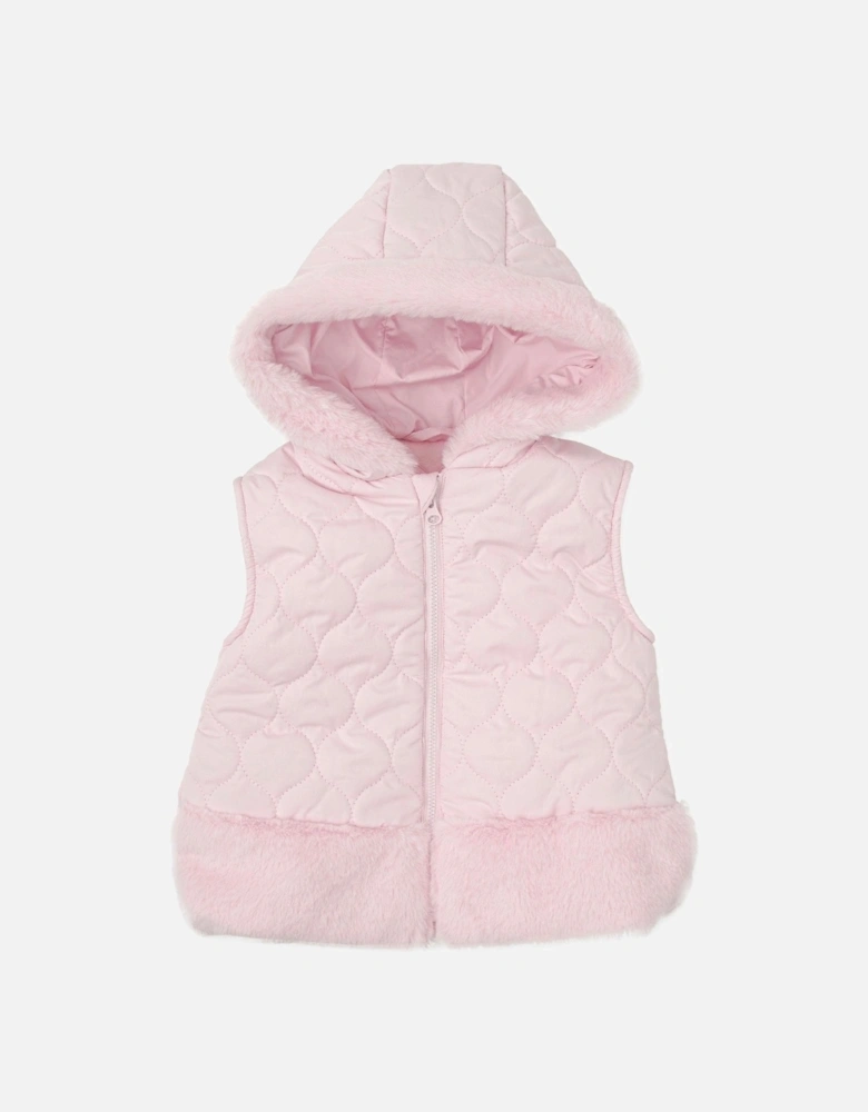 Pink Padded Body Warmer