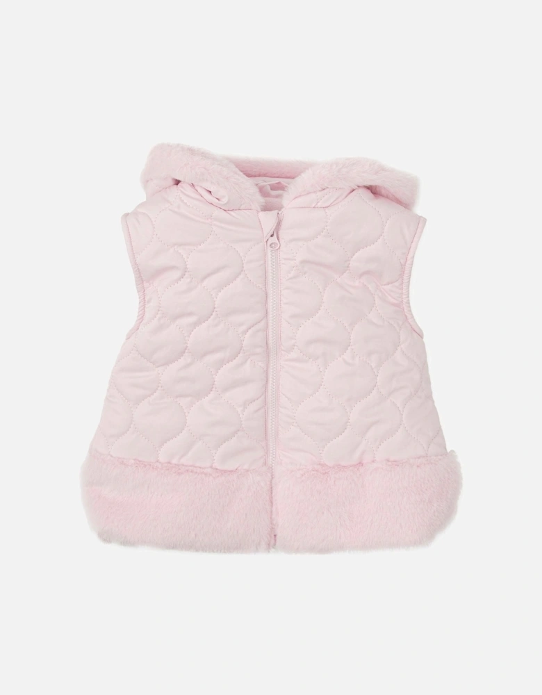 Pink Padded Body Warmer