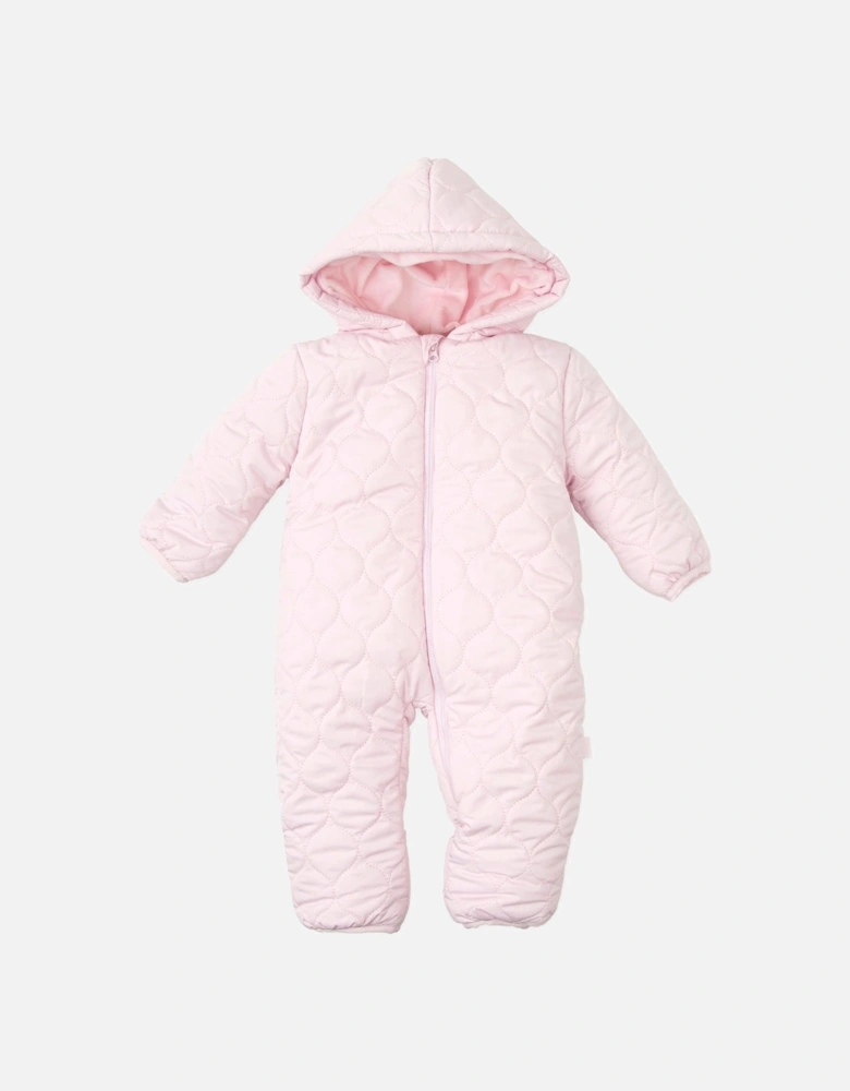 Pink Padded Snowsuit