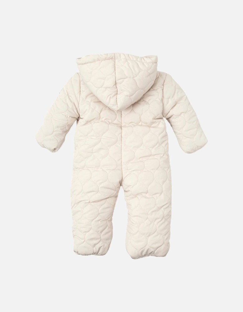 Cream Padded Snowsuit