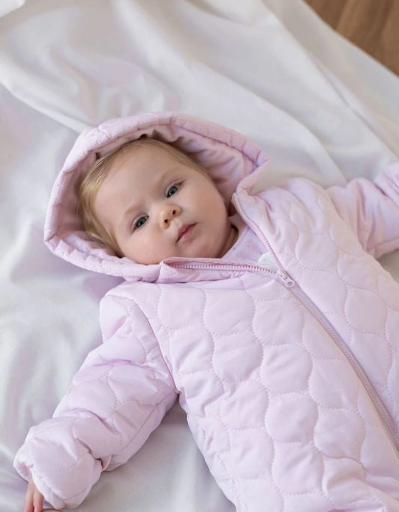 Pink Padded Snowsuit