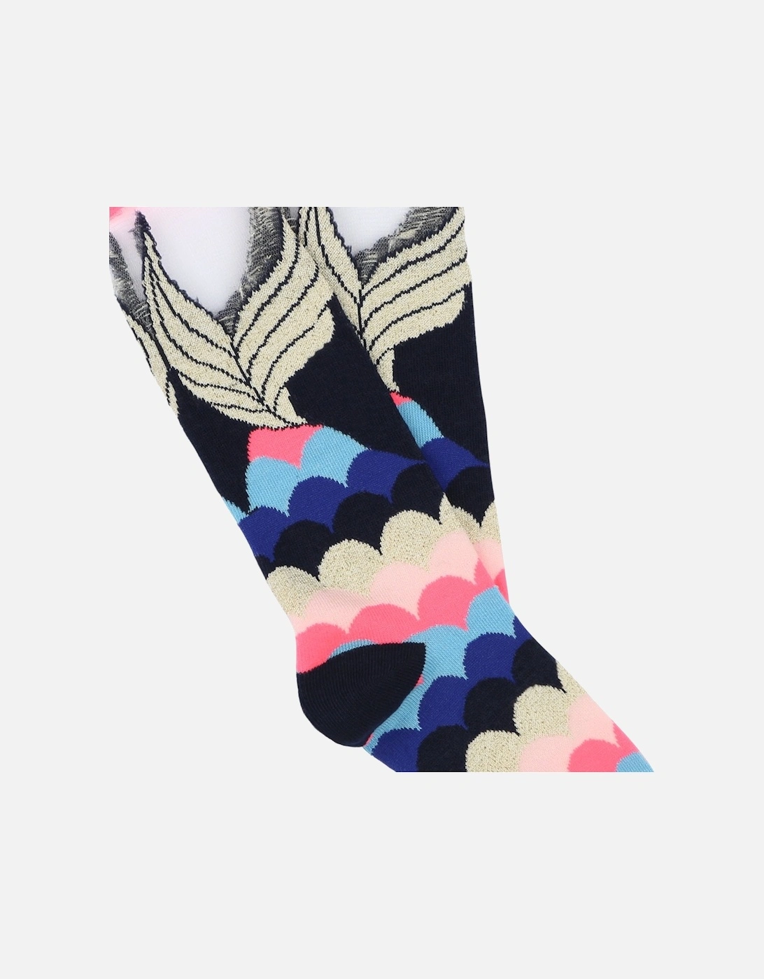 Navy Knee Socks