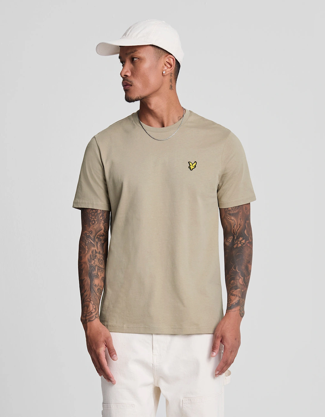 Lyle And Scott Men's Plain T-Shirt - Tan - Size: 42/Regular