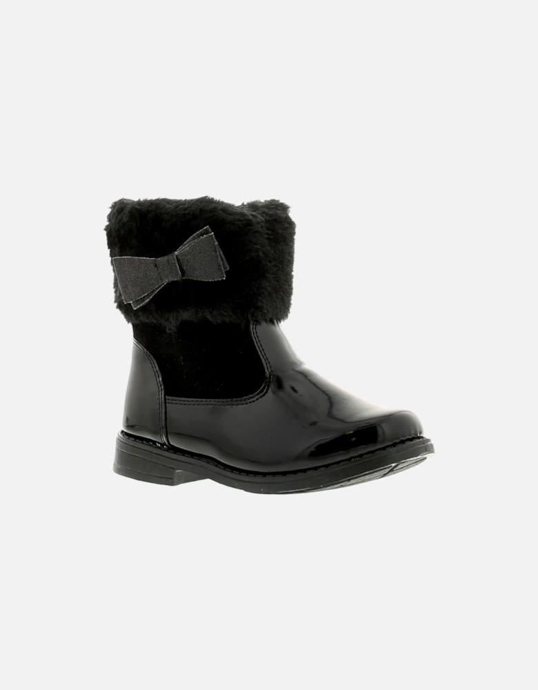 Girls Boots Ankle Younger Jane Zip black UK Size