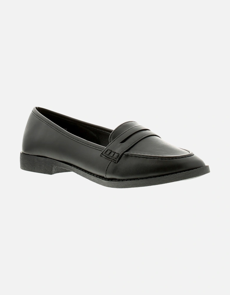 Womens Flat Shoes Layla Slip On black UK Size
