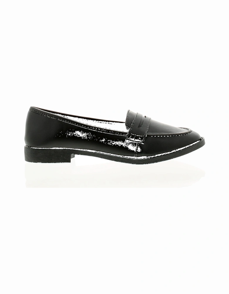Womens Flat Shoes Layla Slip On black UK Size