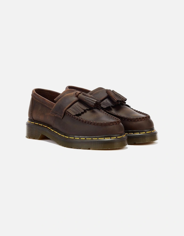 Dr. Martens Adrian Crazy Horse Brown Loafers