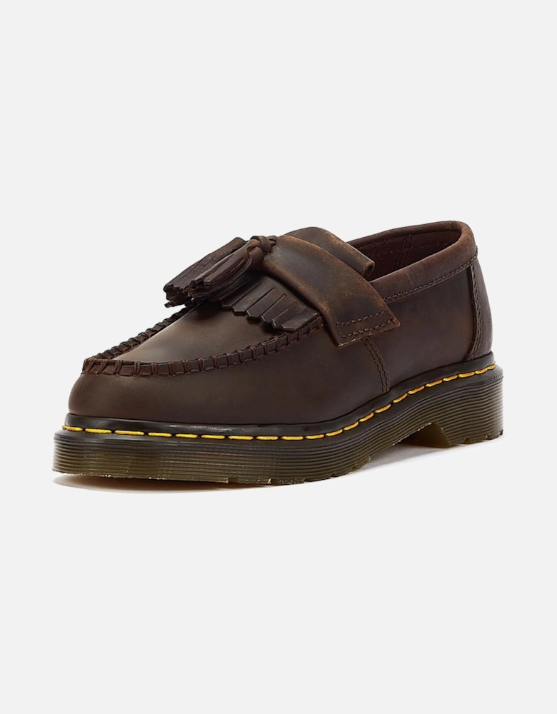 Dr. Martens Adrian Crazy Horse Brown Loafers