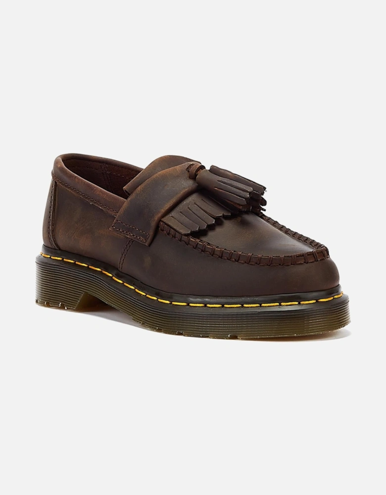 Dr. Martens Adrian Crazy Horse Brown Loafers