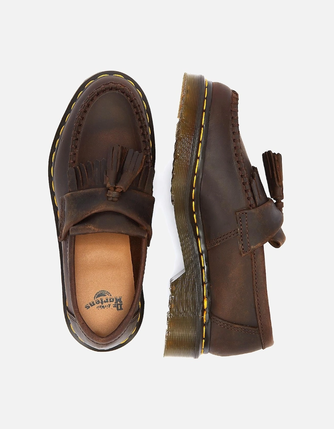 Dr. Martens Adrian Crazy Horse Brown Loafers