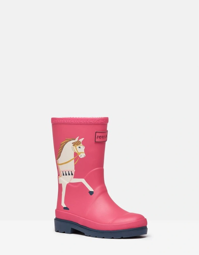 Girl's Splashwell Printed Wellies Horse