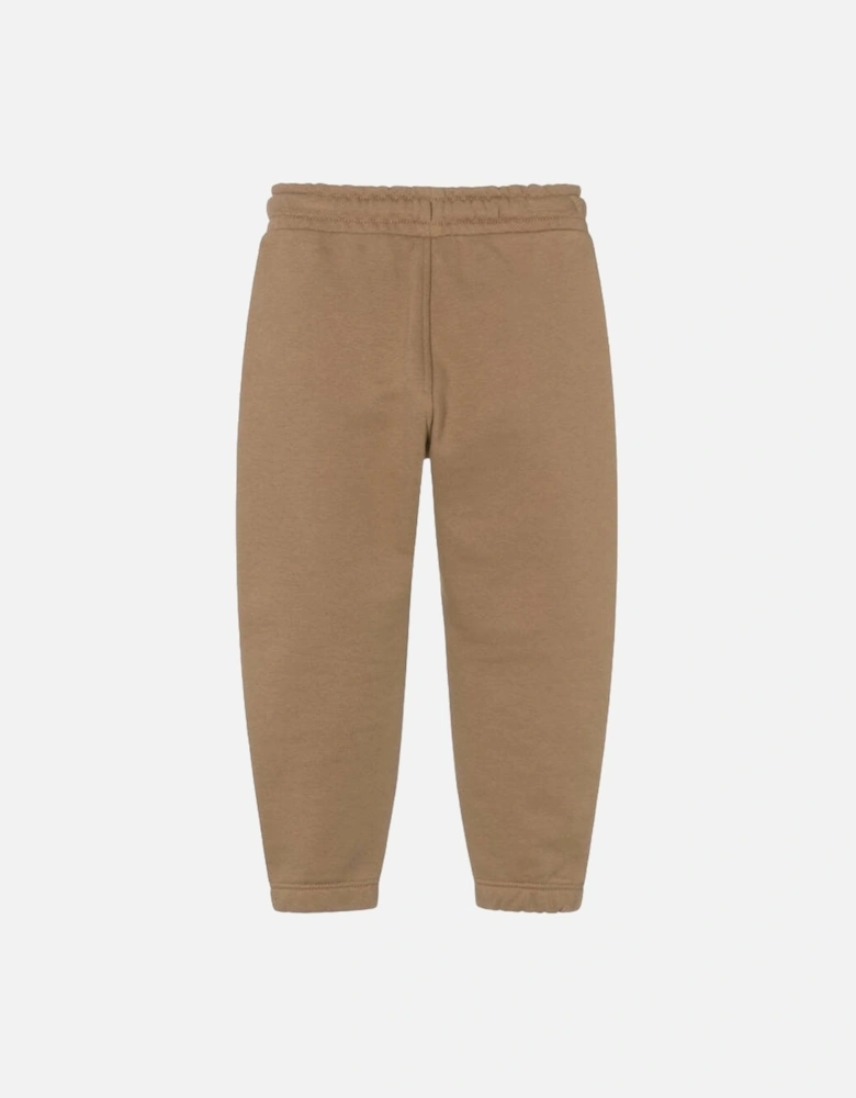 Tan Logo Joggers