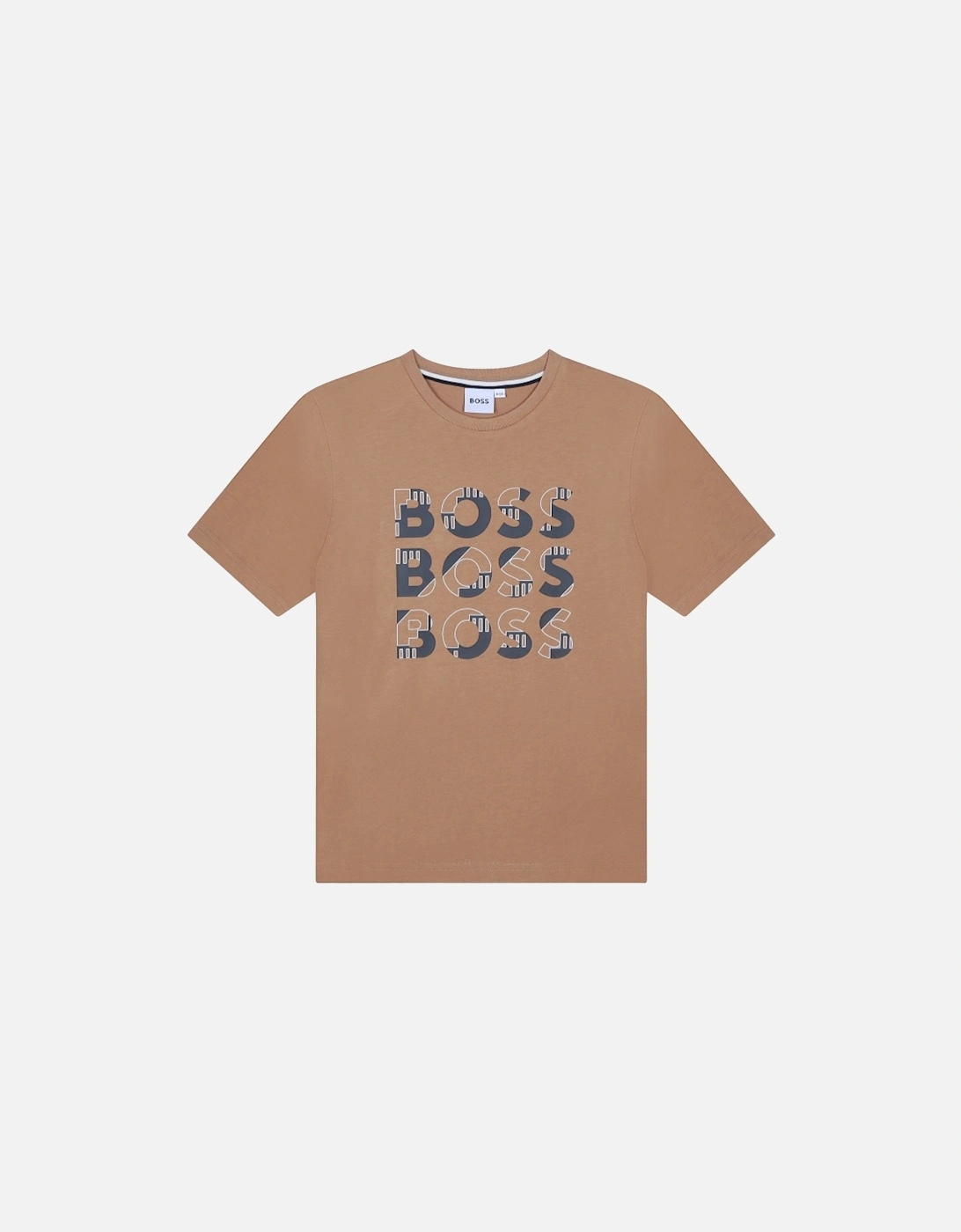 Tan Logo T-Shirt, 3 of 2