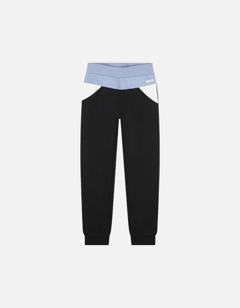 Blue and Black Joggers