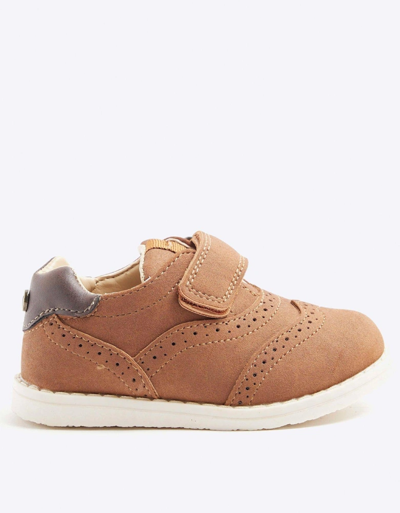 Mini Boys Brogue Shoes - Brown