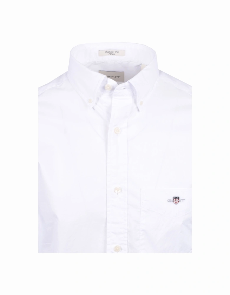 Reg Poplin Shirt White