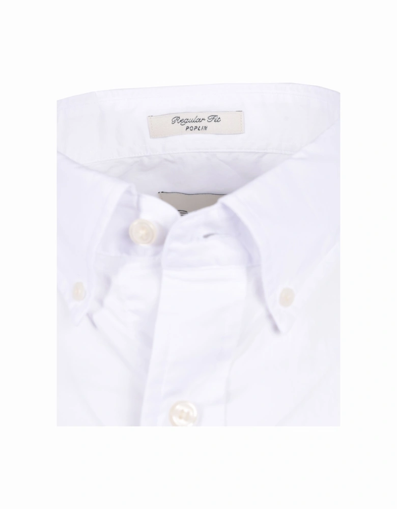 Reg Poplin Shirt White