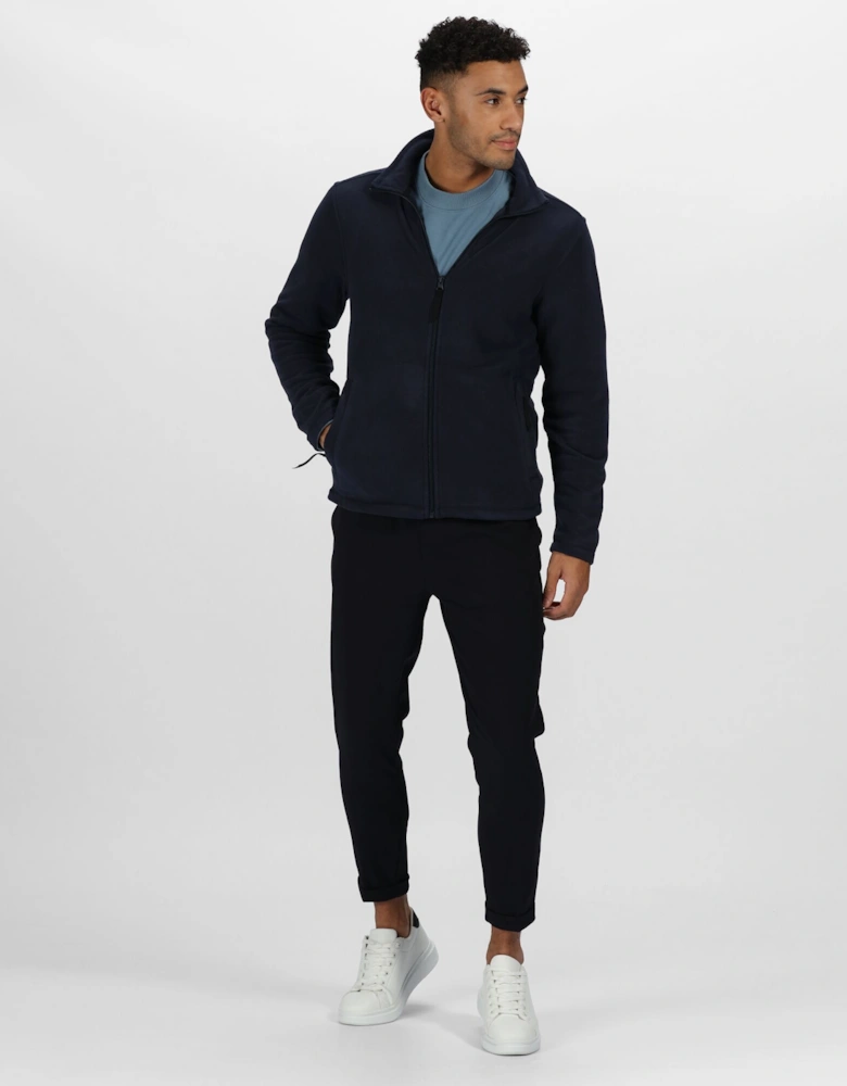 Mens Plain Micro Fleece Full Zip Jacket (Layer Lite)