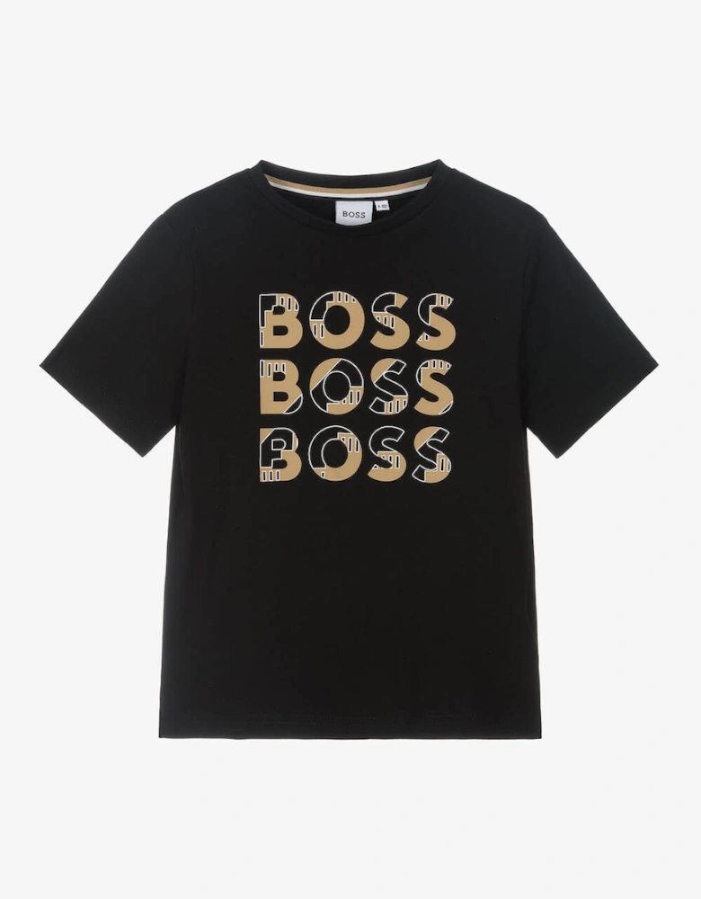 BOSS BLACK REPEAT LOGO T SHIRT J51200