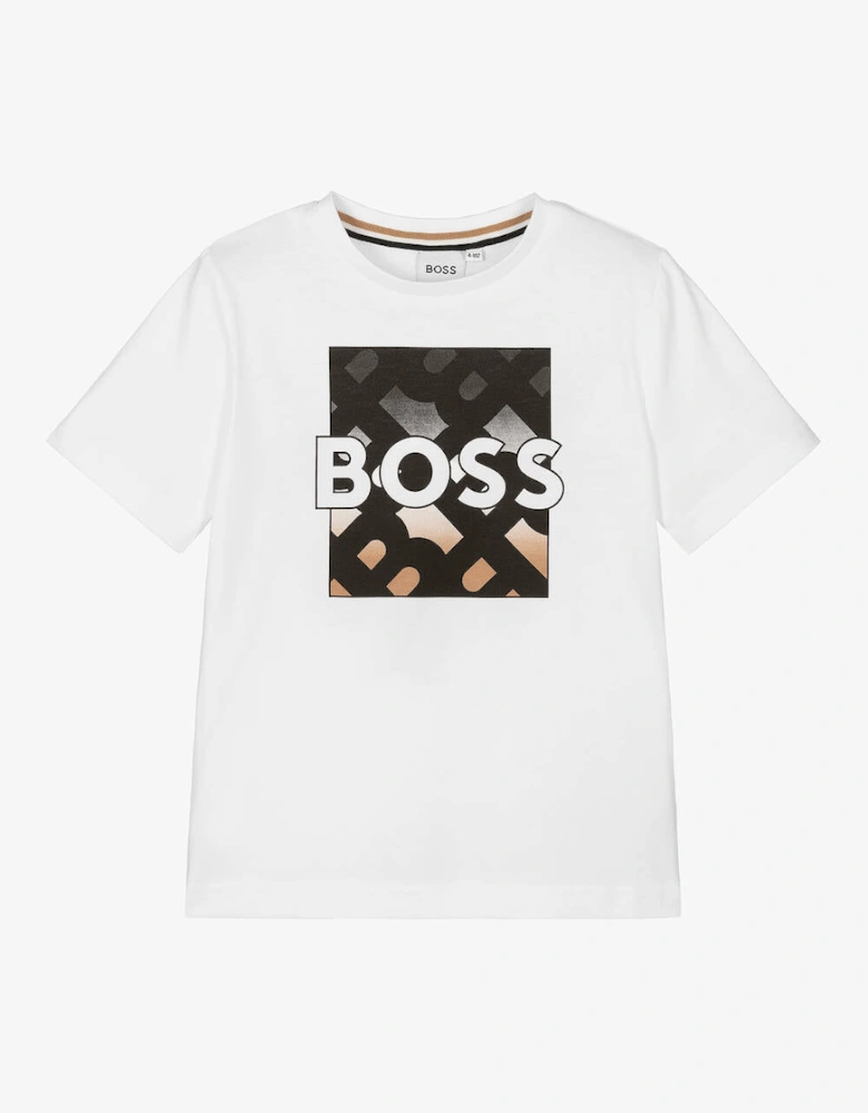 BOSS WHITE T SHIRT J51219