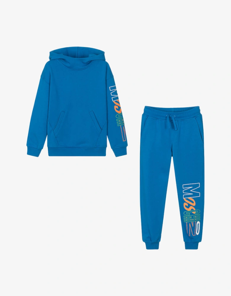 HOODED BLUE TRACKSUIT HUK03V