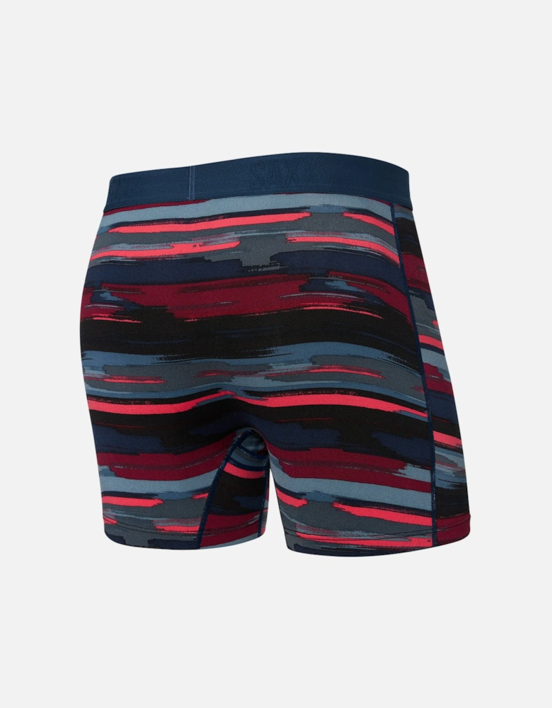 Daytripper Abstract Stripes Boxer Brief, Navy