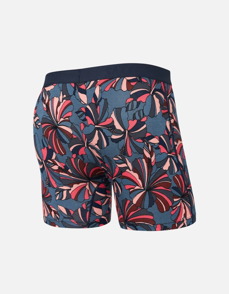 Vibe Xtra Super Soft Flower Pop Boxer Brief, Blue
