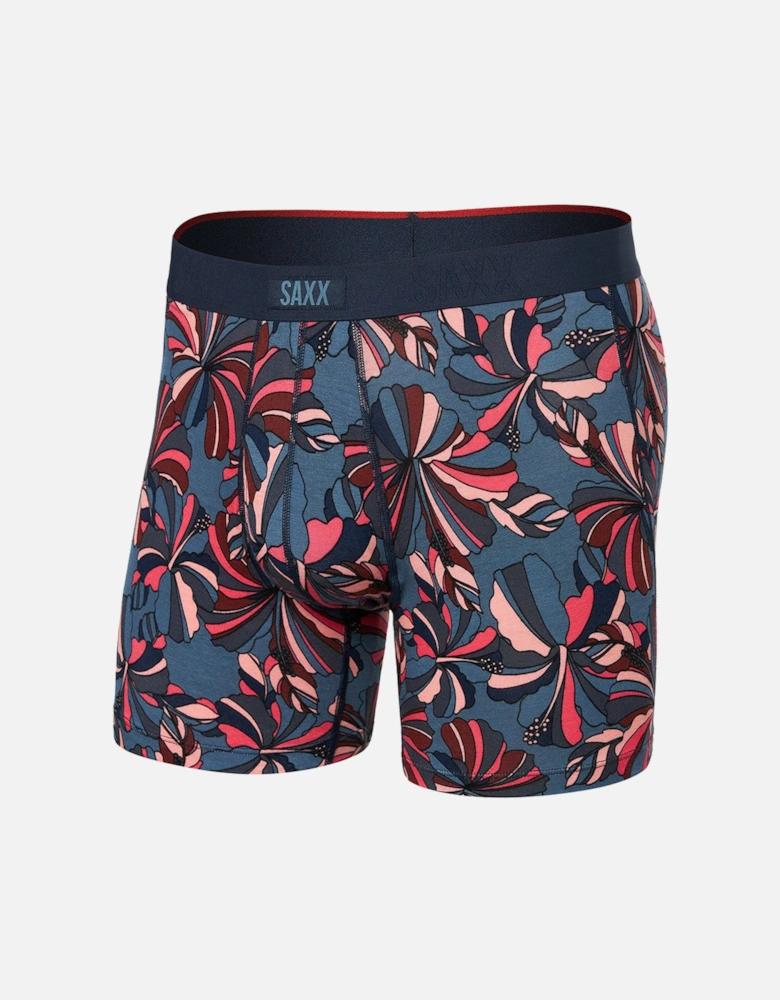 Vibe Xtra Super Soft Flower Pop Boxer Brief, Blue