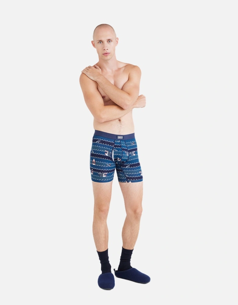 Vibe Xtra Super Soft Get Sharky Boxer Brief, Blue