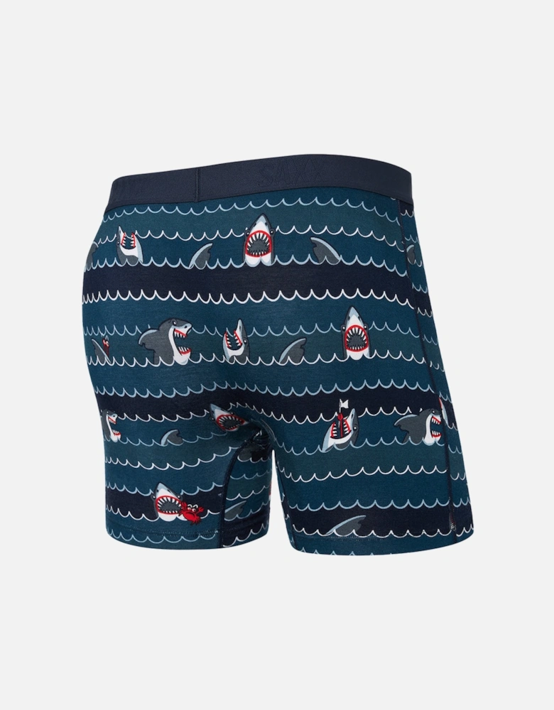 Vibe Xtra Super Soft Get Sharky Boxer Brief, Blue