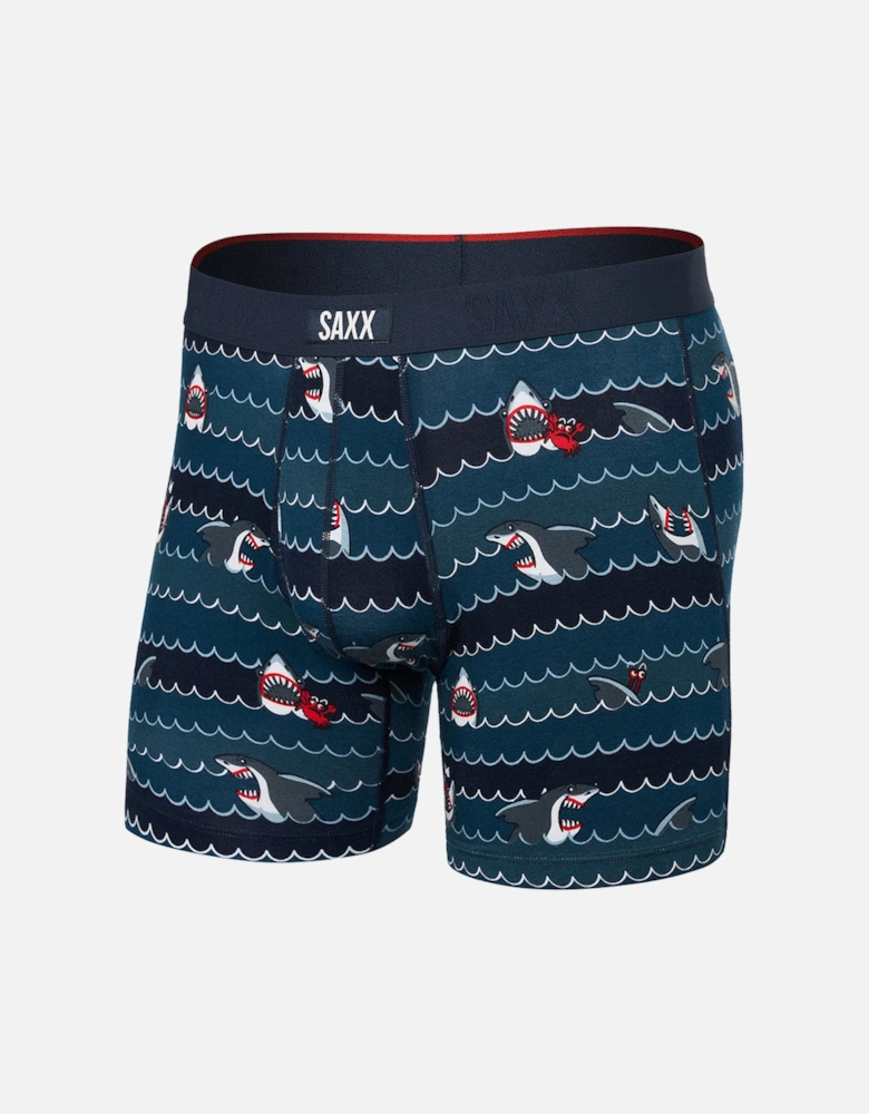 Vibe Xtra Super Soft Get Sharky Boxer Brief, Blue