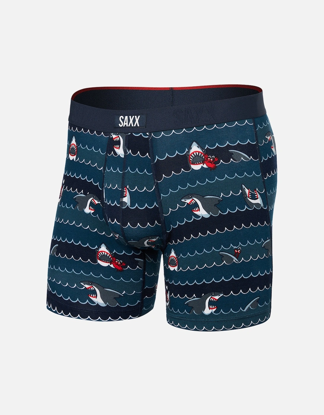 Vibe Xtra Super Soft Get Sharky Boxer Brief, Blue, 6 of 5