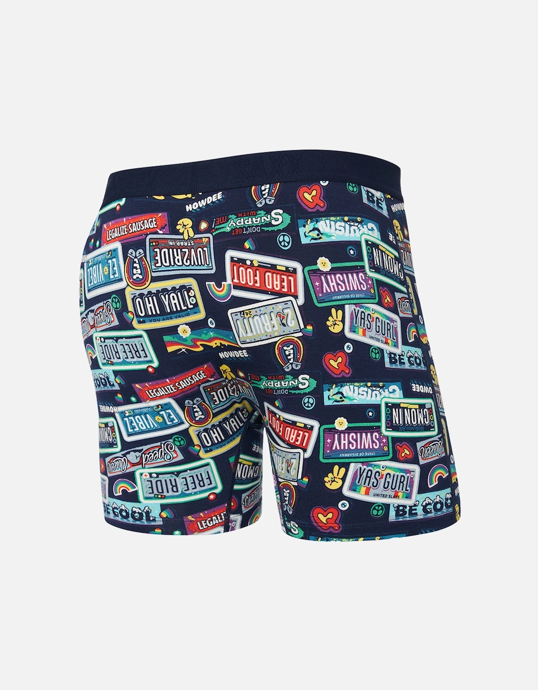 Ultra Super Soft Vanity Plates Boxer Brief, Blue