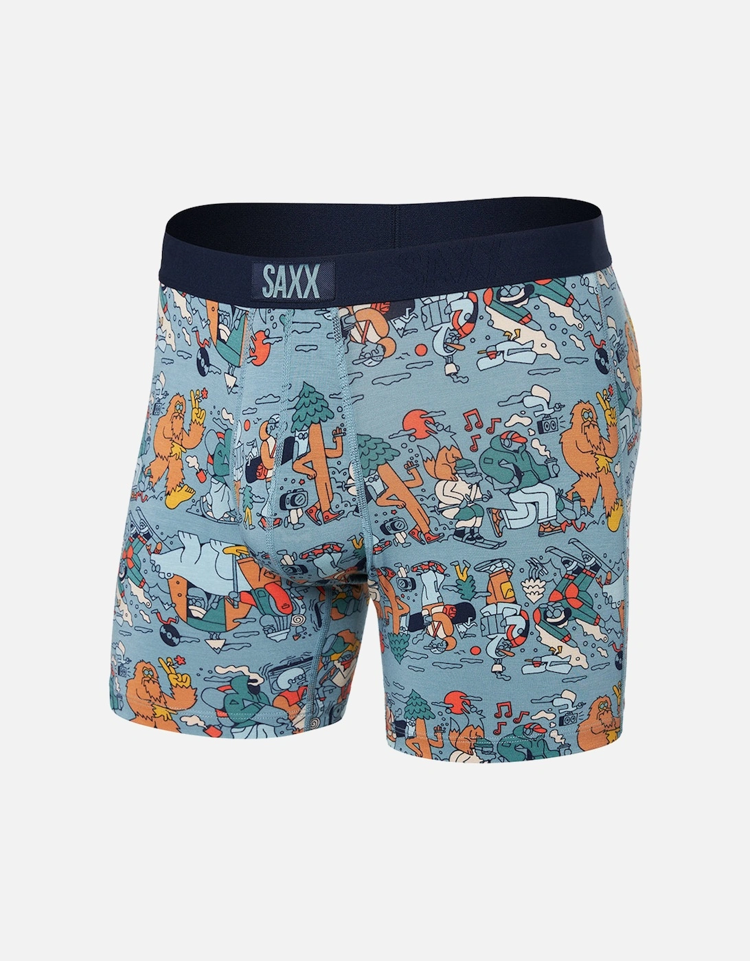 Vibe Super Soft Fresh Tracks Boxer Briefs, Desert Blue, 6 of 5