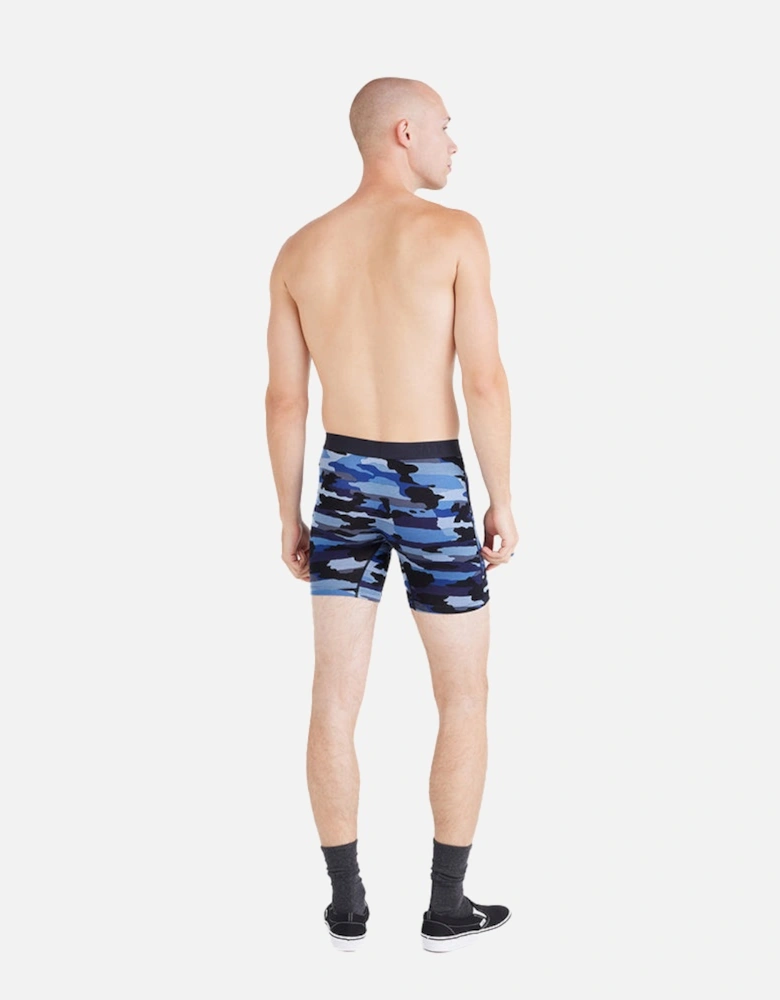 Vibe Xtra Super Soft Camo Boxer Brief, Blue