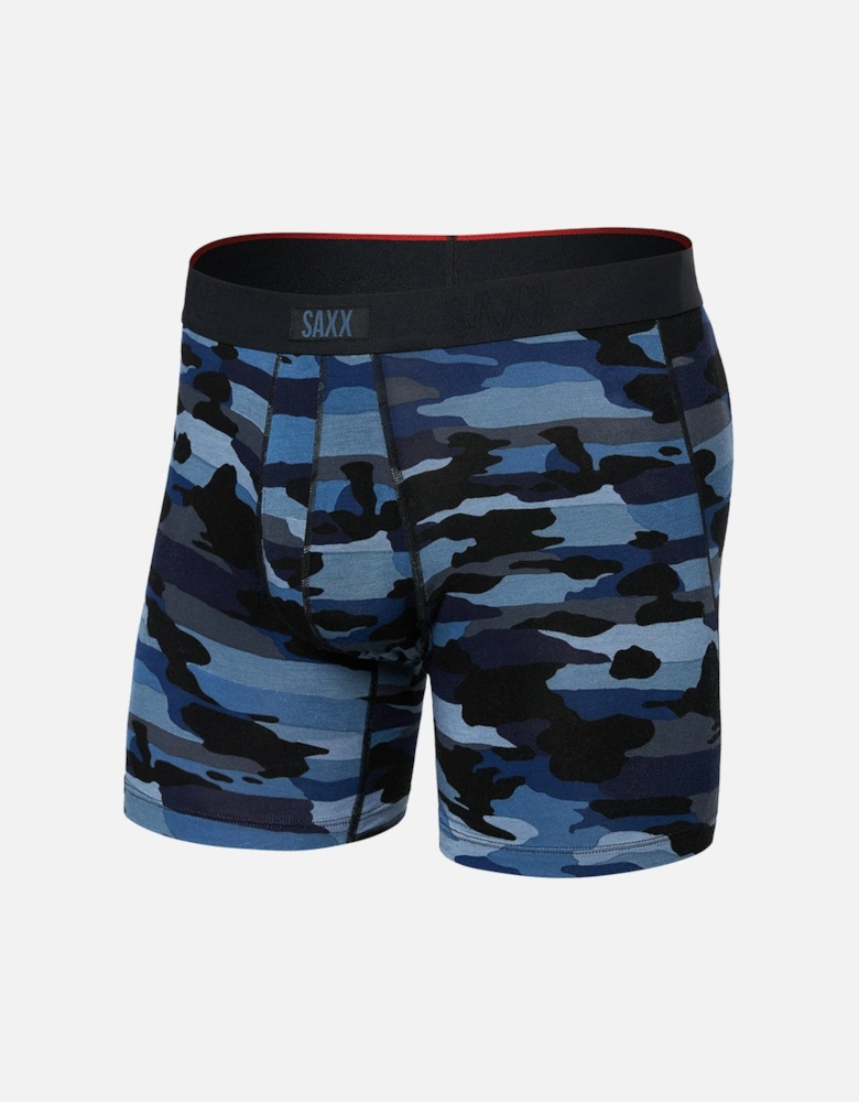 Vibe Xtra Super Soft Camo Boxer Brief, Blue