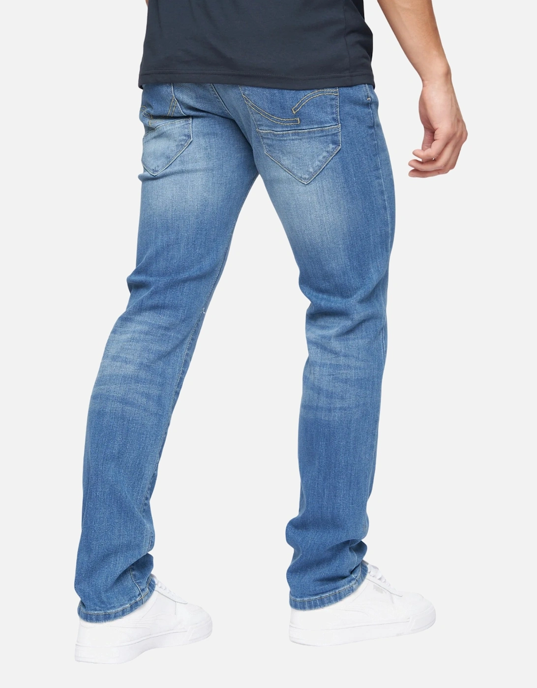 Mens Farrowed Stretch Jeans