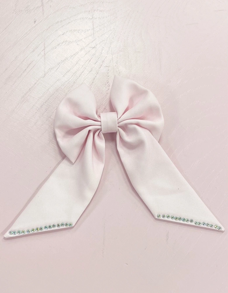 Pink Bow Hair Clip