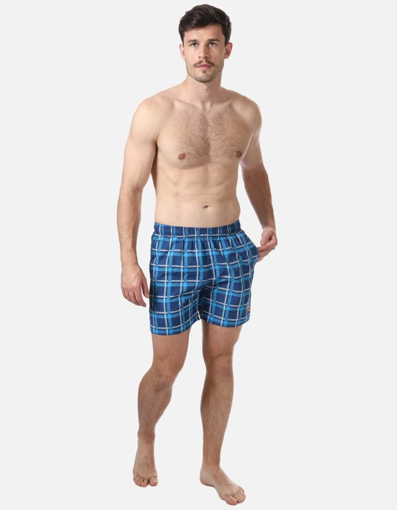 Mens Devon Check Swim Short