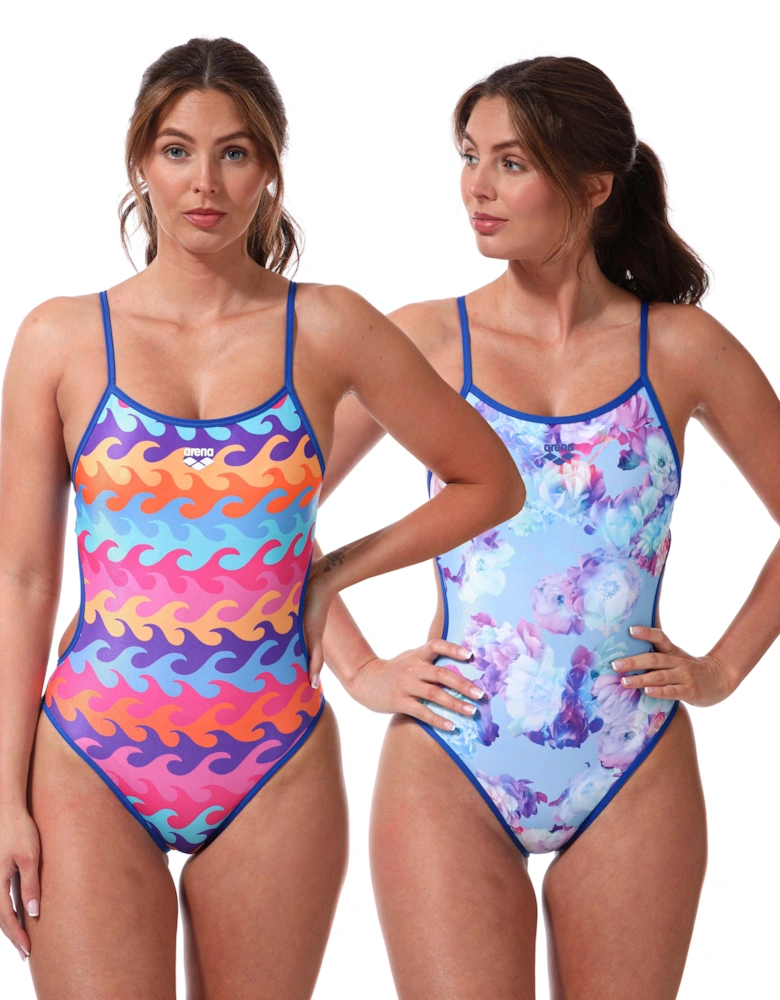 Womens Challenge Back Reversible Swimsuit