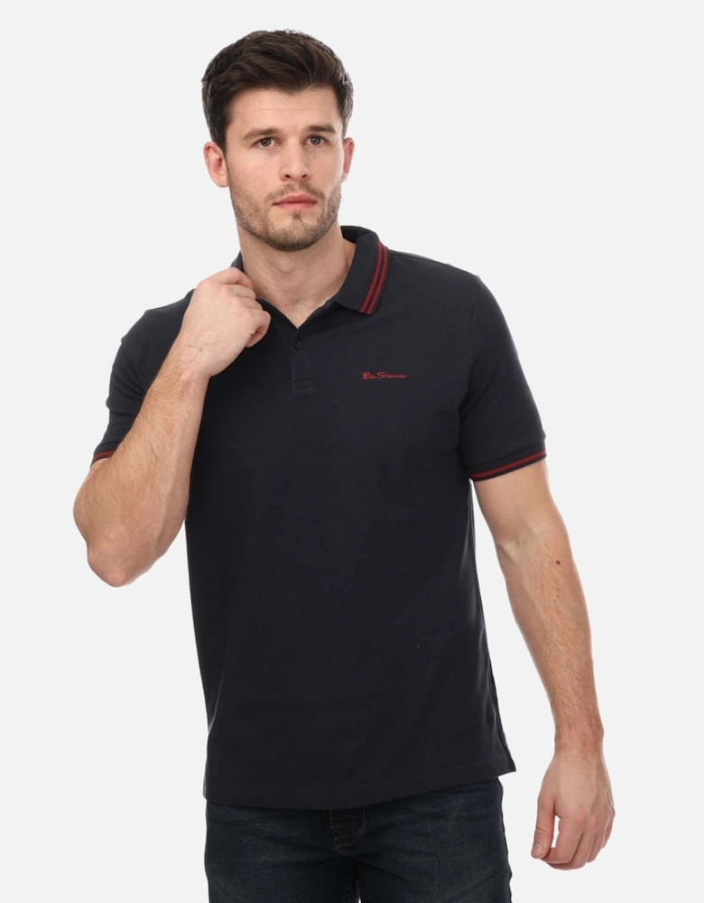 Mens Twin Tipped Polo Shirt