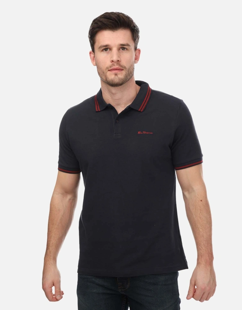 Mens Twin Tipped Polo Shirt