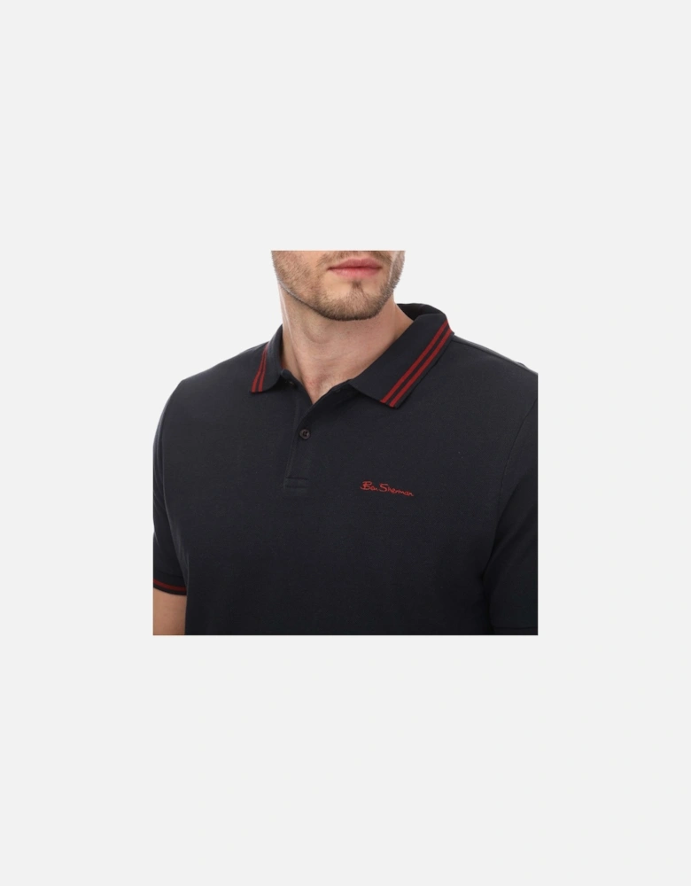 Mens Twin Tipped Polo Shirt