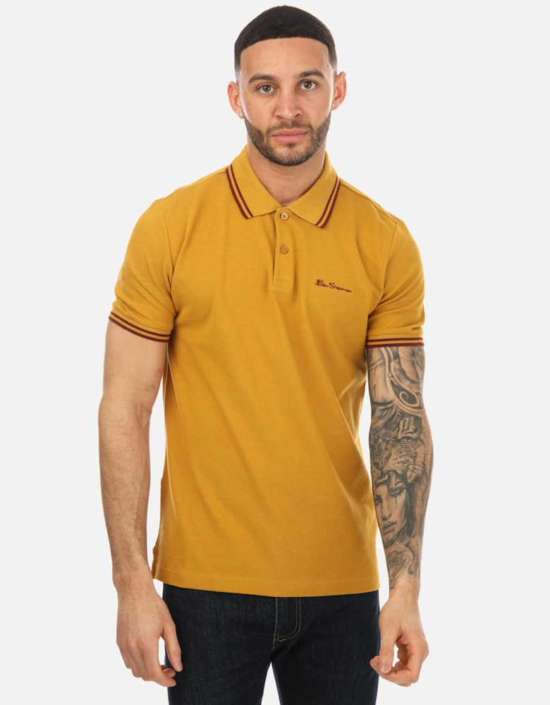 Mens Twin Tipped Polo Shirt