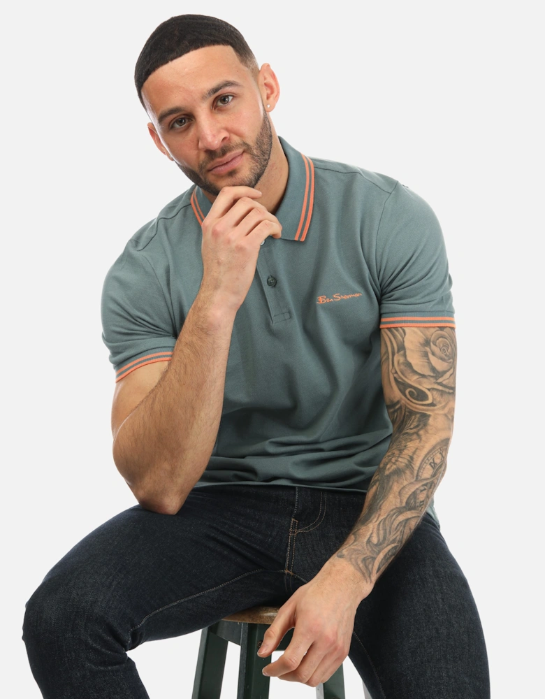 Mens Twin Tipped Polo Shirt