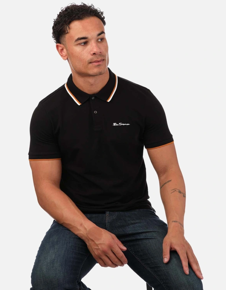 Mens Twin Tipped Polo Shirt