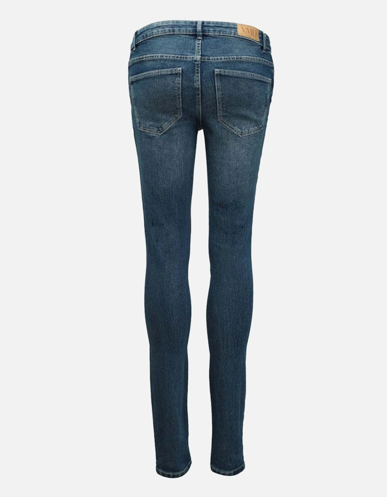 Womens June Mid Rise Skinny Jeans